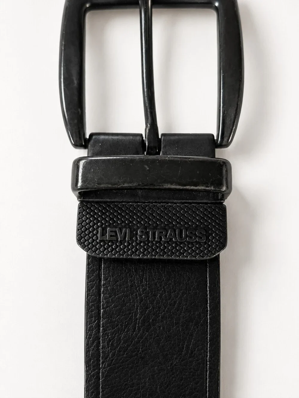 LEVI STRAUSS Black Leather Belt